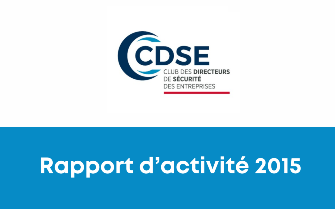 Rapport Annuel 2015