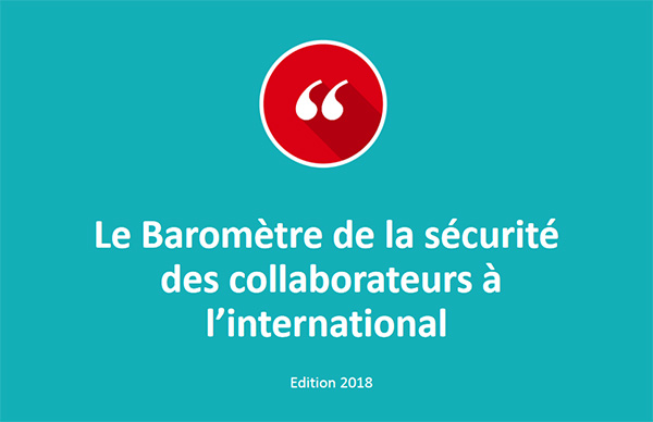 Baromètre CDSE 2019 – Sécurité des collaborateurs à l’international