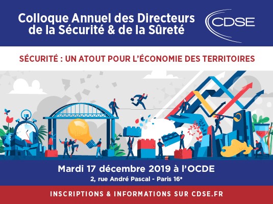Colloque annuel 2019 du CDSE   « Sécurité : un atout pour l’économie des territoires »