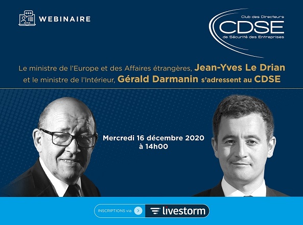 [Replay] Jean-Yves Le Drian et Gérald Darmanin s’adressent au CDSE pour ses 25 ans