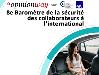 Publication du 8e Baromètre de la sécurité des collaborateurs à l’international