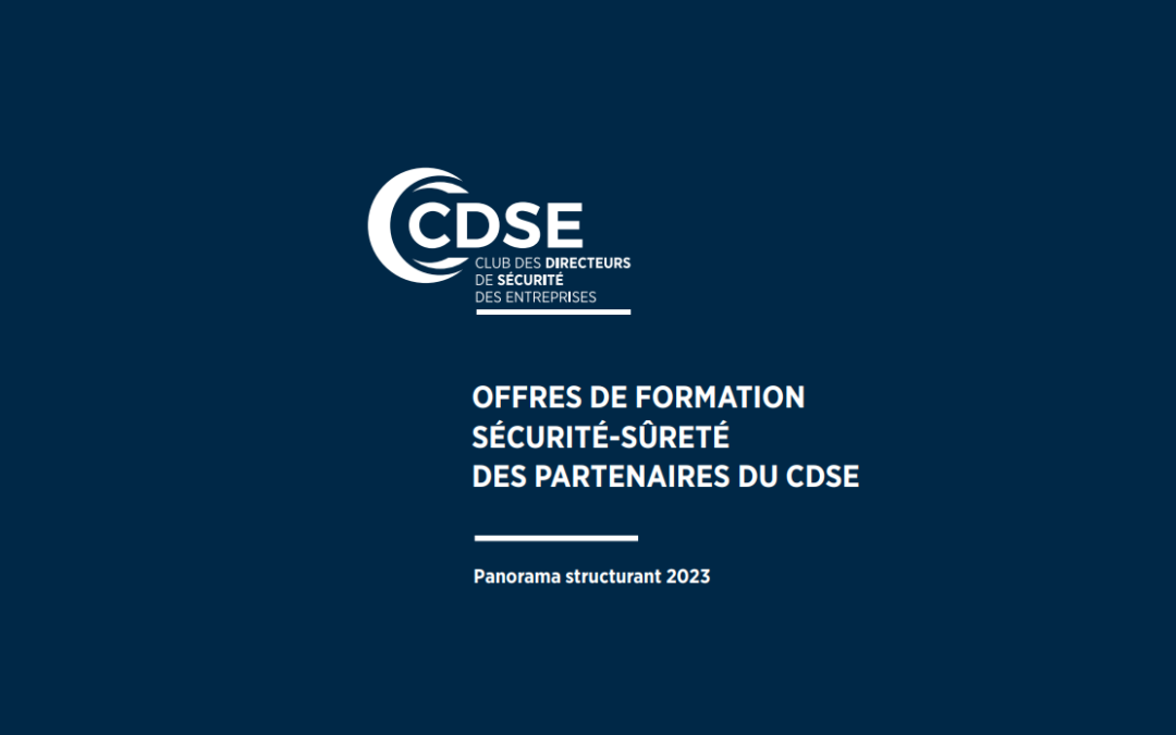 Publication du « Panorama structurant » CDSE des offres de formation 2023