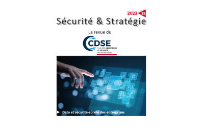 Publication de Sécurité & Stratégie N°35 – « Data et sécurité-sûreté des entreprises »