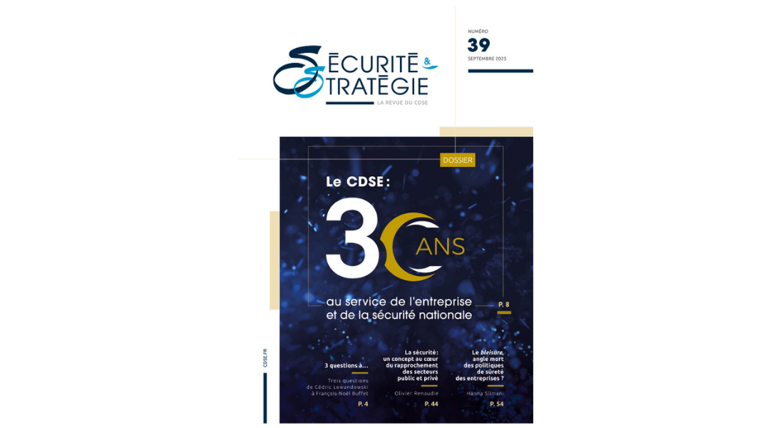 ✨ La revue n°39 du CDSE est en ligne ! ✨